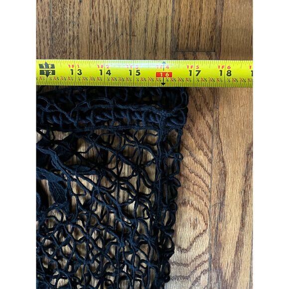 For Love & Lemons Black Floral Lace Midi Cover Up Dress  Women's Size XS - Picture 7 of 7